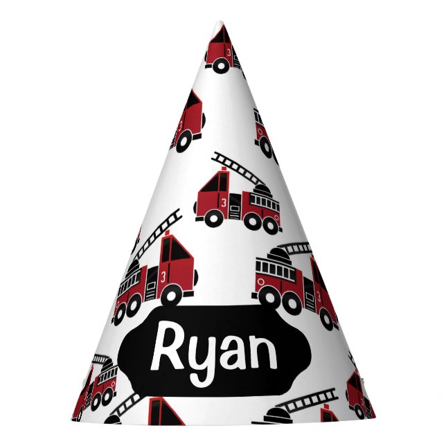 Fire trucks custom hat (Front)
