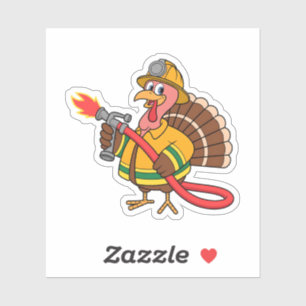 Fire trucks Firefighter Thanksgiving Turkey