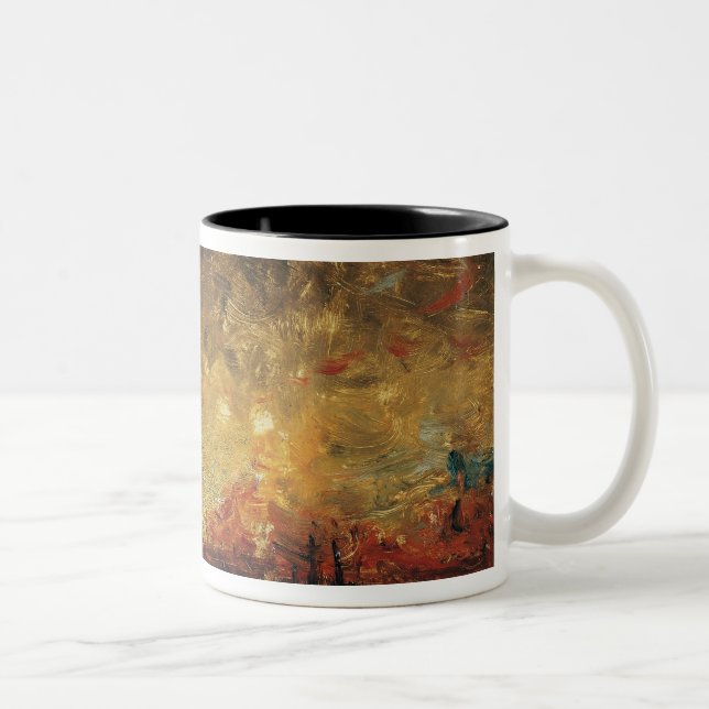Fire Two-Tone Coffee Mug (Right)