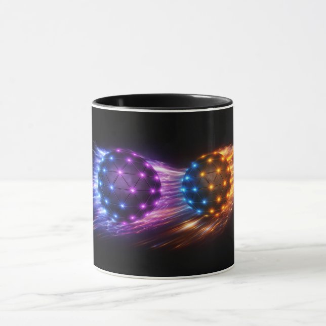 Fire vs Ice Energy Sphere Mug (Center)