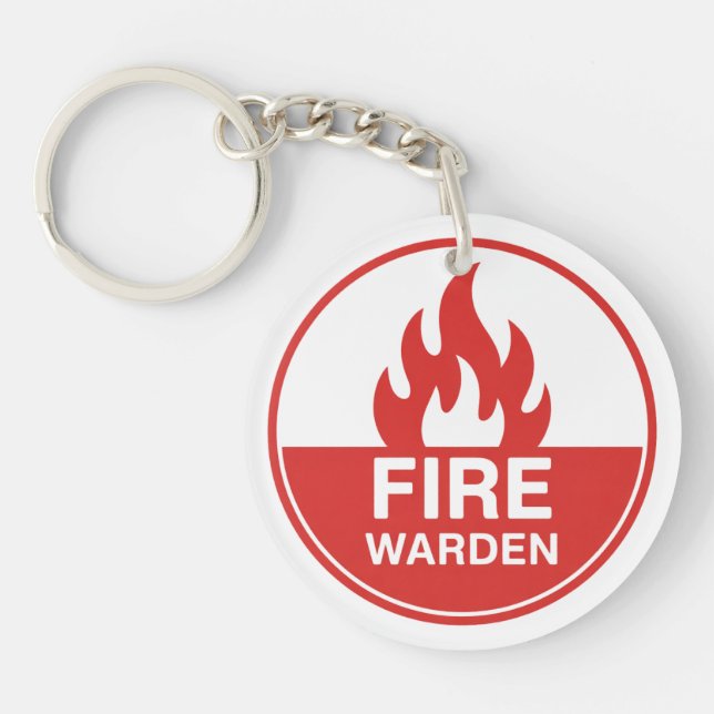Fire Warden Key Ring (Front)