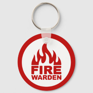 Fire Warden Key Ring
