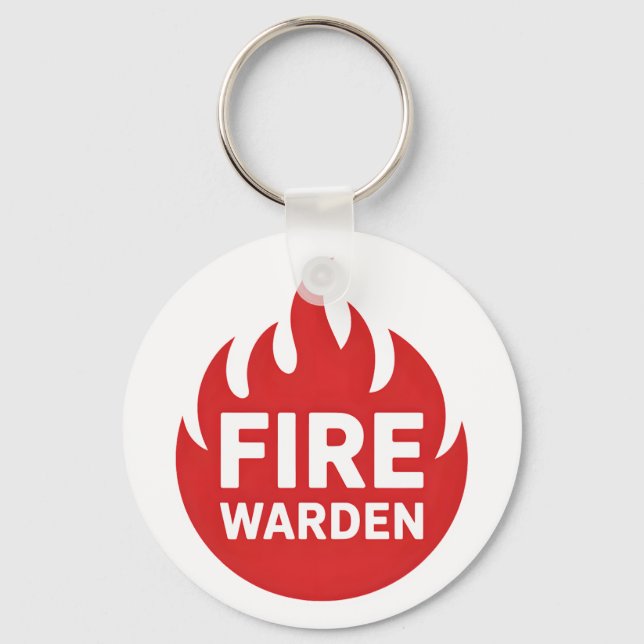 Fire Warden Key Ring (Front)