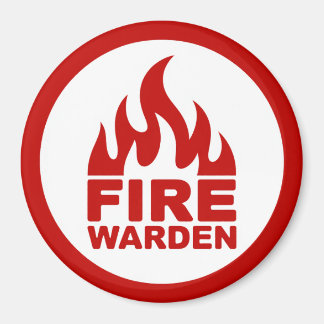 Fire Warden Magnet