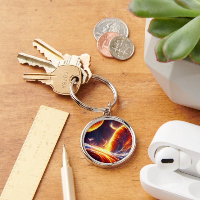 Fire Water Space Key Ring (Desk)