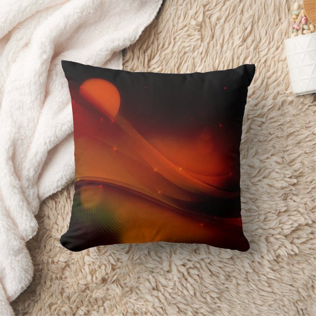 Fire Wave Cushion (Blanket)