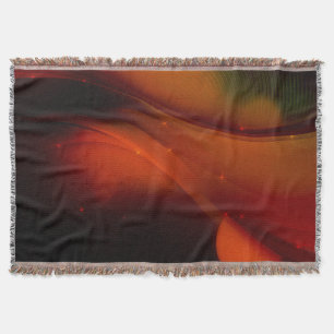 Fire Wave Throw Blanket