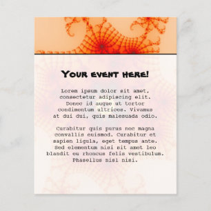 Fire Web - Fractal Art Flyer