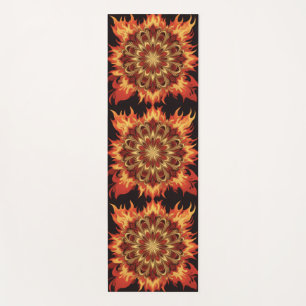 Fire Wheel Yoga Mat