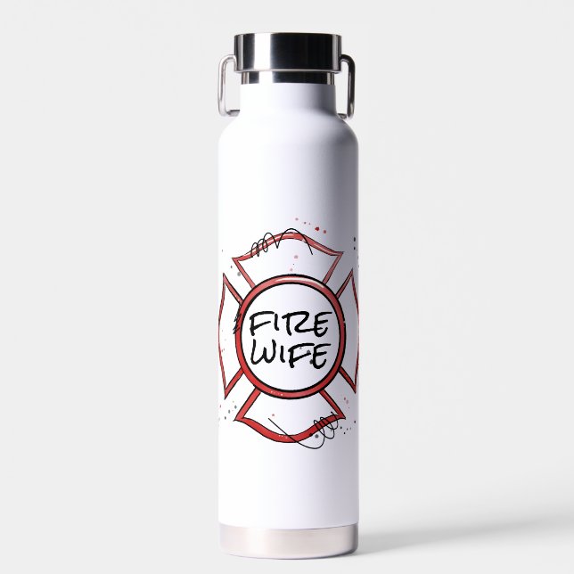 Fire Wife  Water Bottle (Front)