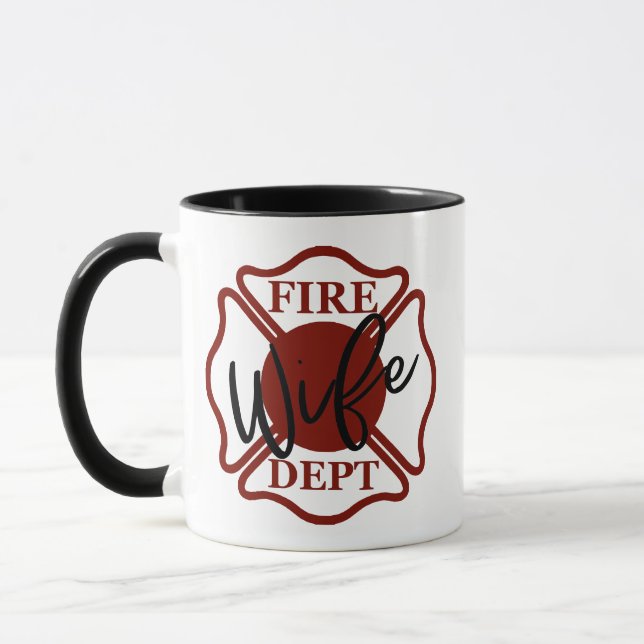 FIRE WIFE with MALTESE CROSS [1] Mug (Left)