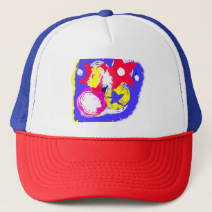 Fire work party trucker hat