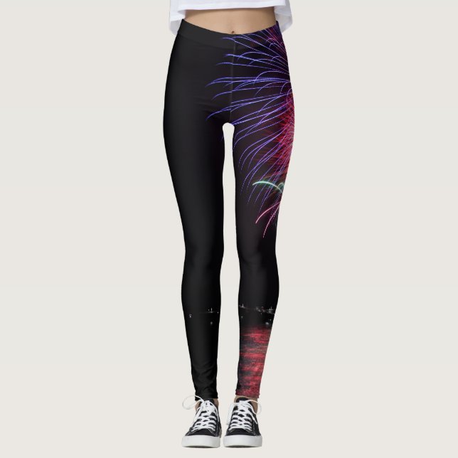 fire works II Leggings (Front)