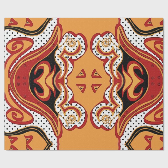 Fire Wrapping Paper (Flat)