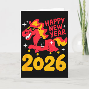 Fire Year Of The Horse – Chinese Zodiac New Year 2 Card