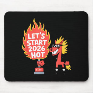 Fire Year Of The Horse – Chinese Zodiac New Year 2 Mouse Pad