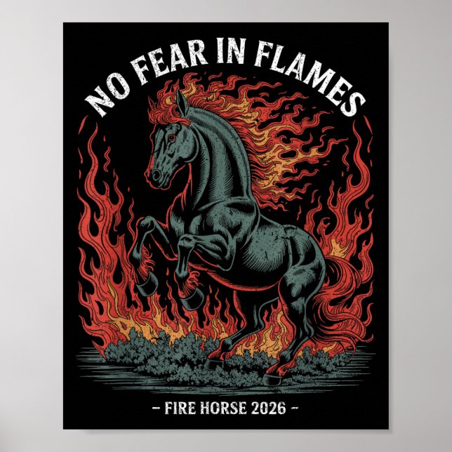 Fire Year Of The Horse – Chinese Zodiac New Year 2 Poster (Front)