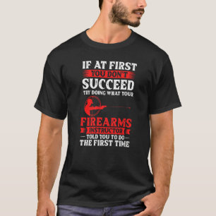 Firearm Instructor Gun Shooting Safety Weapon Trai T-Shirt