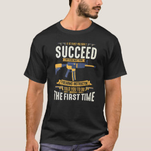 Firearm Instructor Gun Shooting Safety Weapon Trai T-Shirt