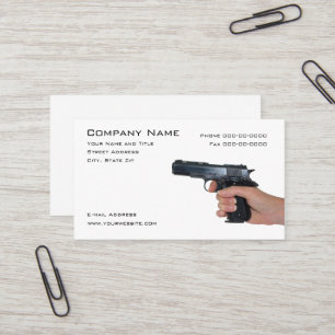 Firearms Dealer  Business Card