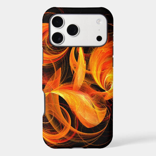 Fireball Abstract Art (Back)