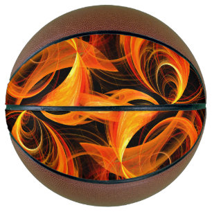 Fireball Abstract Art Basketball