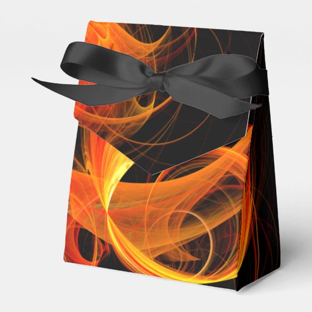 Fireball Abstract Art Favour Box (Front Side)