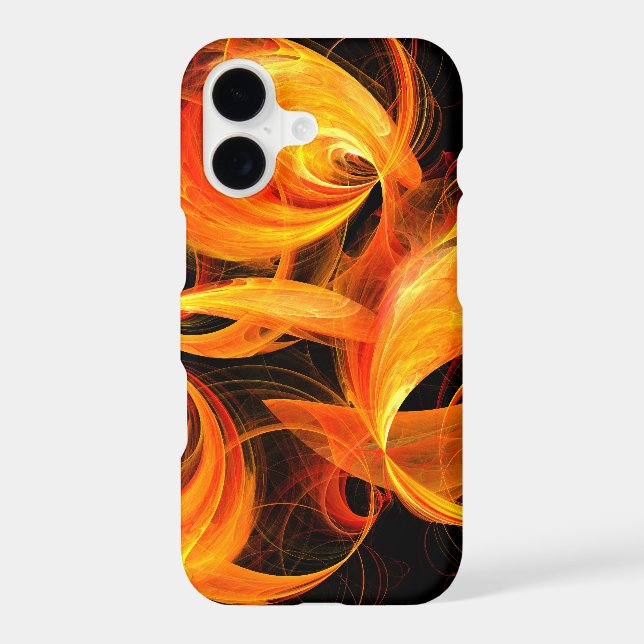 Fireball Abstract Art iPhone Case (Back)