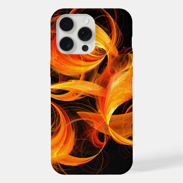 Fireball Abstract Art iPhone Case (Back)