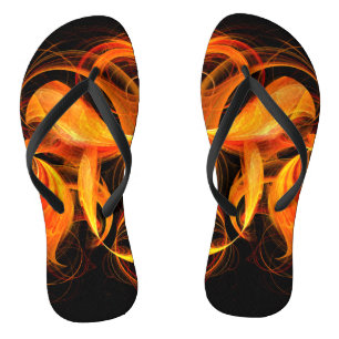 Fireball Abstract Art Thongs