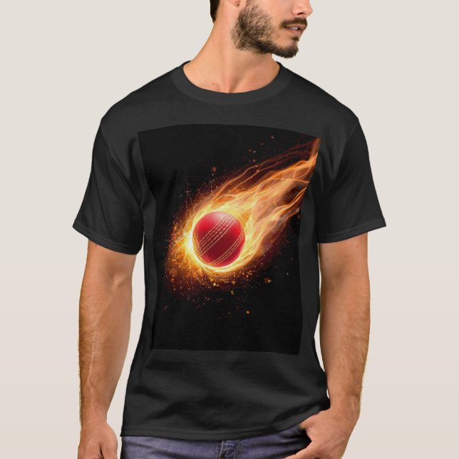 Fireball T20 Cricket Graphic Shirt (Front)