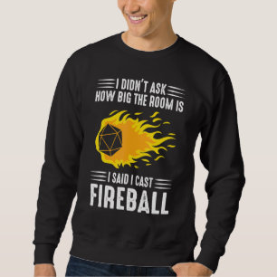 Fireballs Wizard Sorcerer Sweatshirt