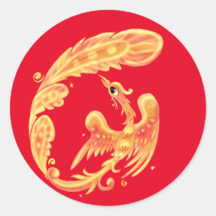 Firebird Classic Round Sticker