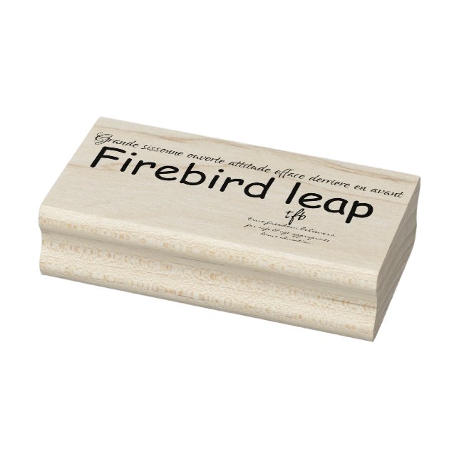 Firebird Leap Rubber Stamp (Stamp)