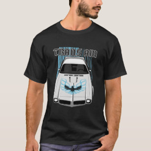 Firebird Trans am 73 -White and Blue ted Scoop T-Shirt