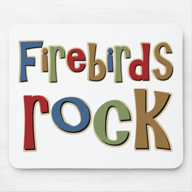 Firebirds Rock Mouse Pad (Front)