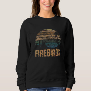 Firebirds Vintage Sunset Distressed Sweatshirt