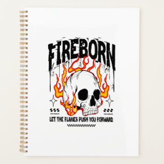 Fireborn Skull Urban Streetwear Planner