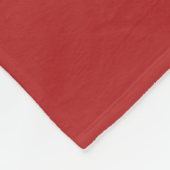 Firebrick Fleece Blanket (Corner)
