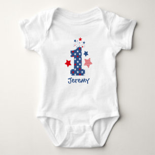 Firecracker 1st Birthday Baby Bodysuit