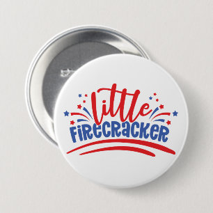 Firecracker 4th July 7.5 Cm Round Badge