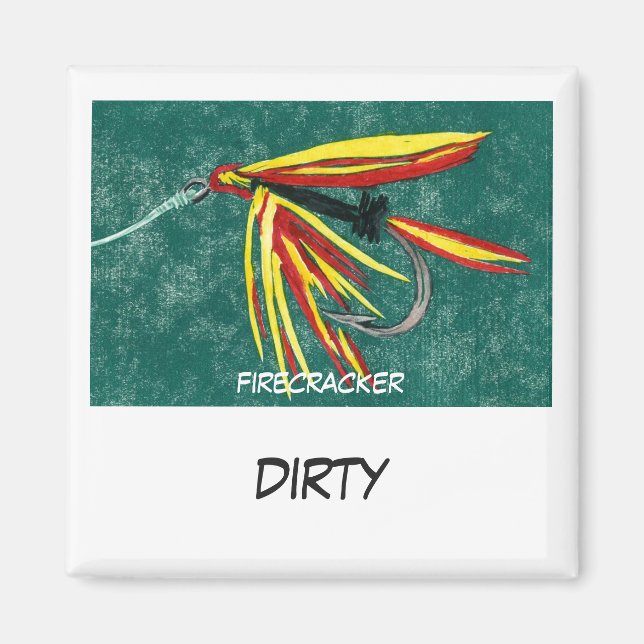 "Firecracker" Dish Washer Status Magnet (Front)