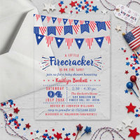 Firecracker On The Way! 4th Of July Baby Shower