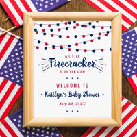 Firecracker On The Way! 4th Of July Baby Shower