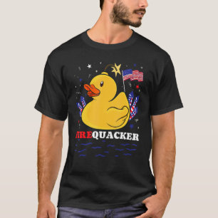 Firecracker Rubber Duck 4th Of July Firequacker Pa T-Shirt