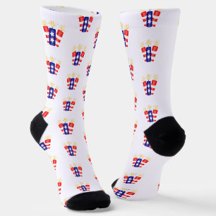 Firecrackers 4th of July Celebration Socks
