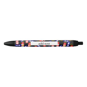 Firecrackers for the 4th of July Blue Ink Pen