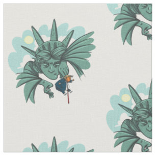 fired donald trump statue liberty funny fabric
