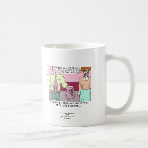Fired From Victoria Secret Cartoon Coffee Mug
