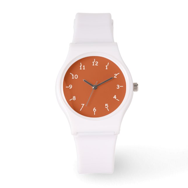 Fired Up Orange and Marshmallows Watch (Front)